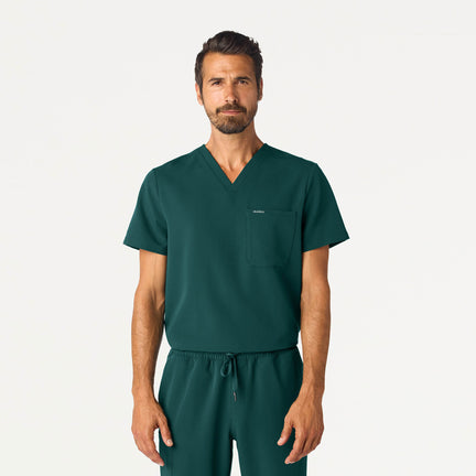 Holmes 1-Pocket Scrub Top - Midnight Green