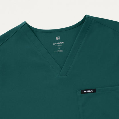 Holmes Everyday 1-Pocket Scrub Top - Midnight Green