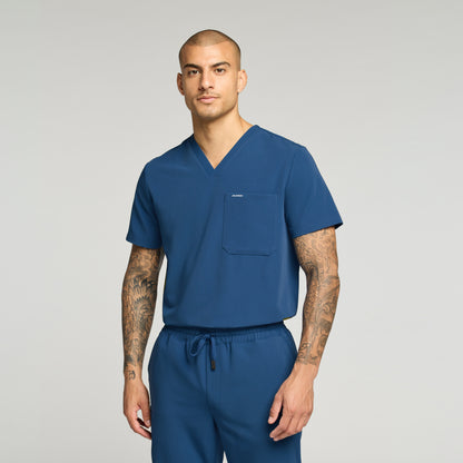 Holmes Everyday 1-Pocket Scrub Top - Ocean