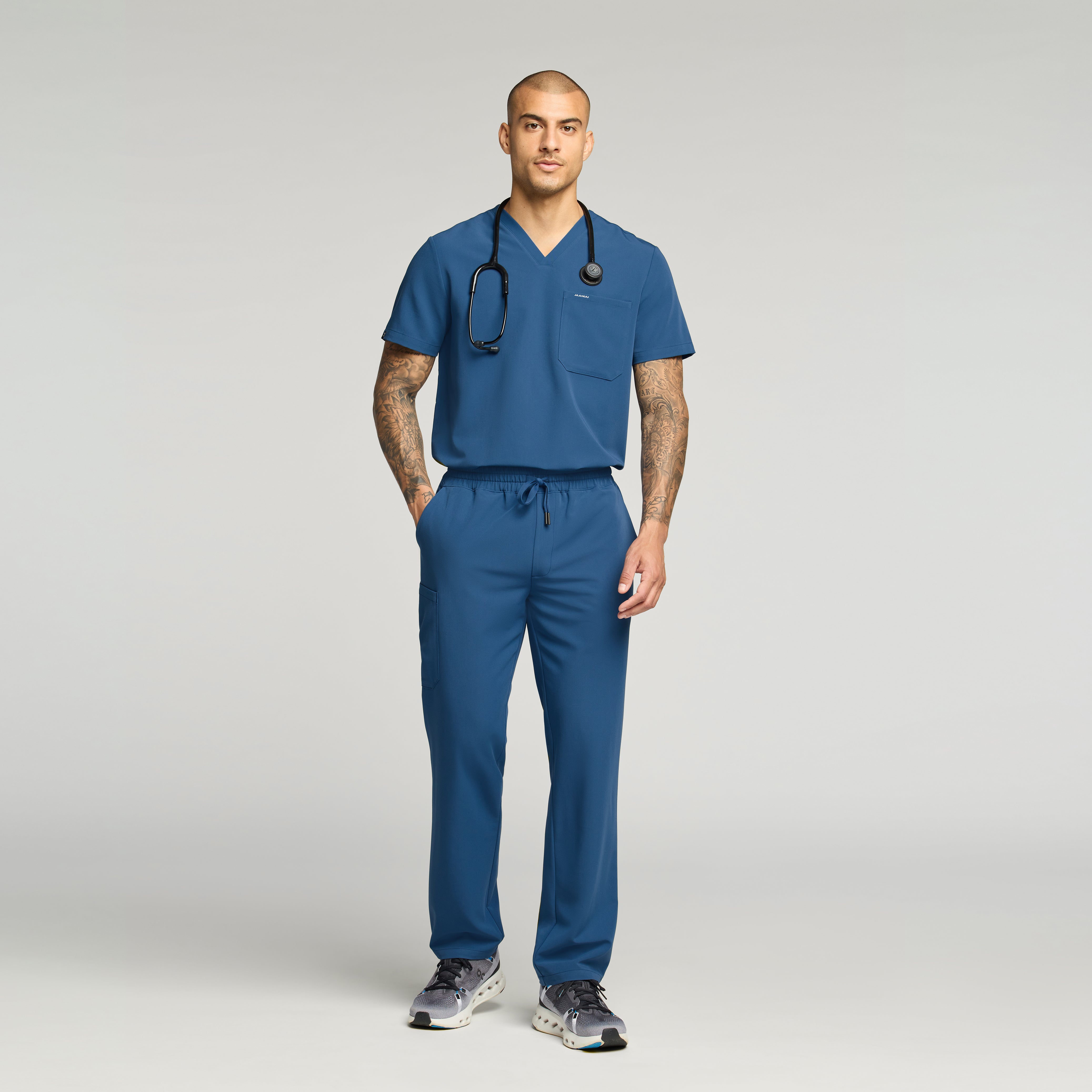 Holmes Everyday 1-Pocket Scrub Top - Ocean