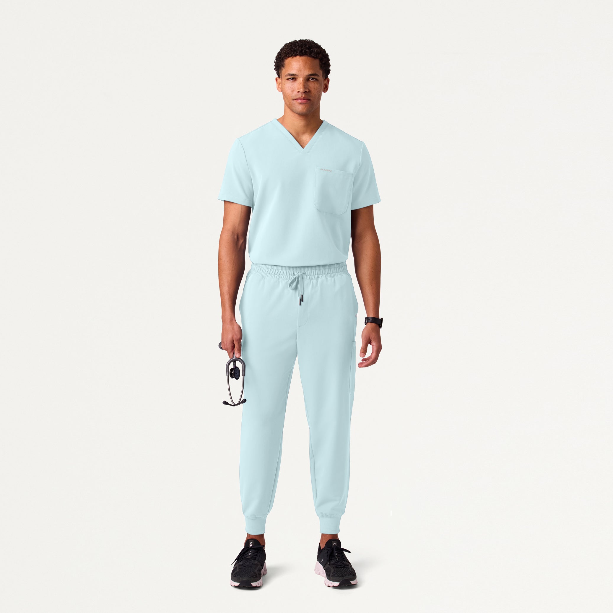 Holmes Everyday 1-Pocket Scrub Top - Sky Blue