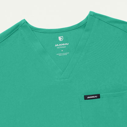 Holmes Everyday 1-Pocket Scrub Top - Surgical Green