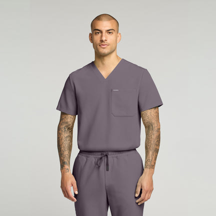 Holmes 1-Pocket Scrub Top - Titanium