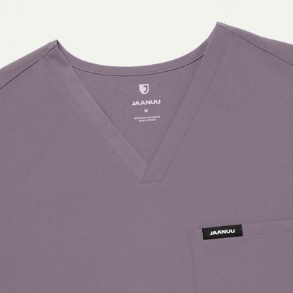 Holmes Everyday 1-Pocket Scrub Top - Titanium