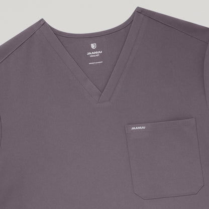 Holmes 1-Pocket Scrub Top - Titanium