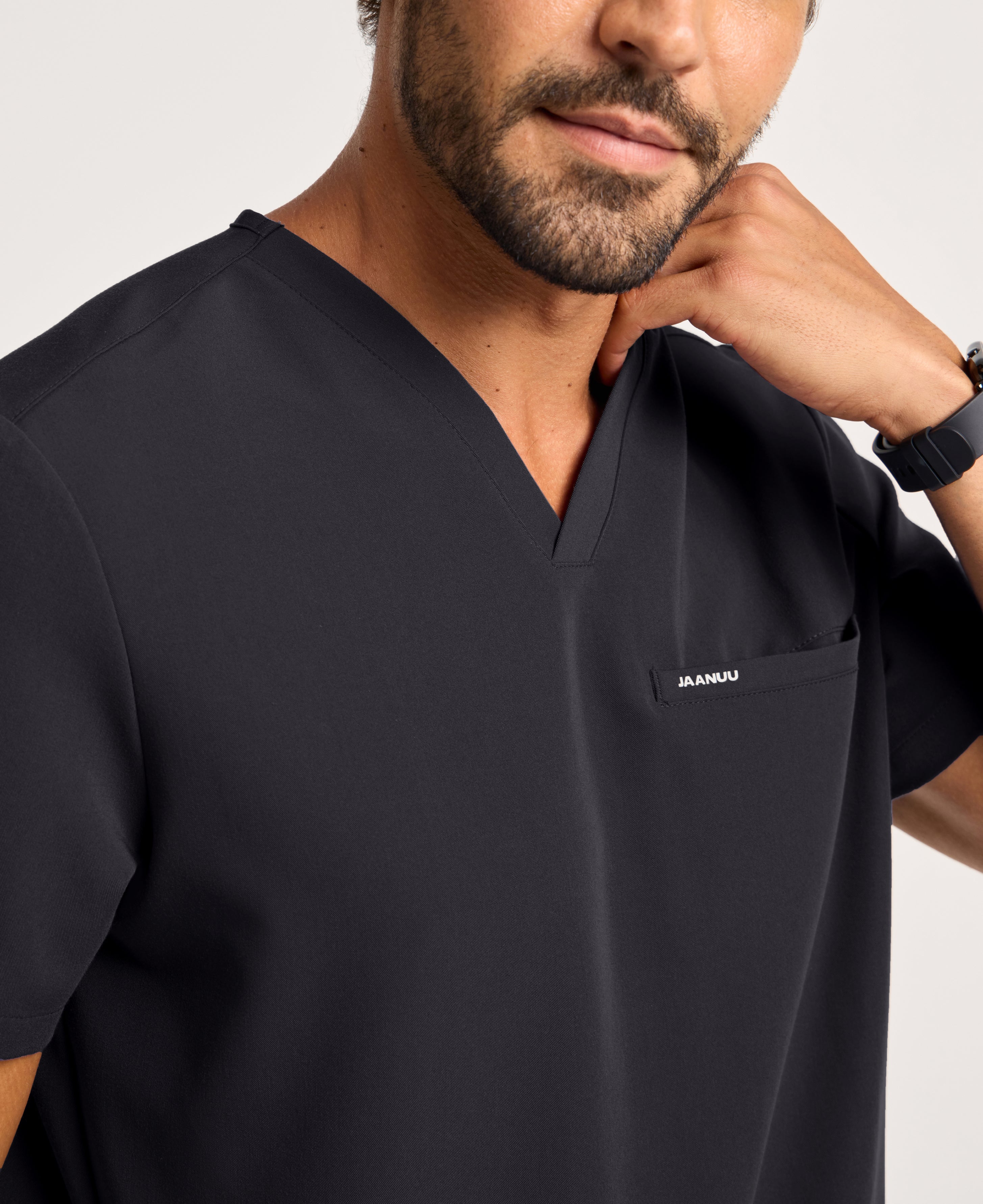 The 11-Pocket Scrub Set - Black