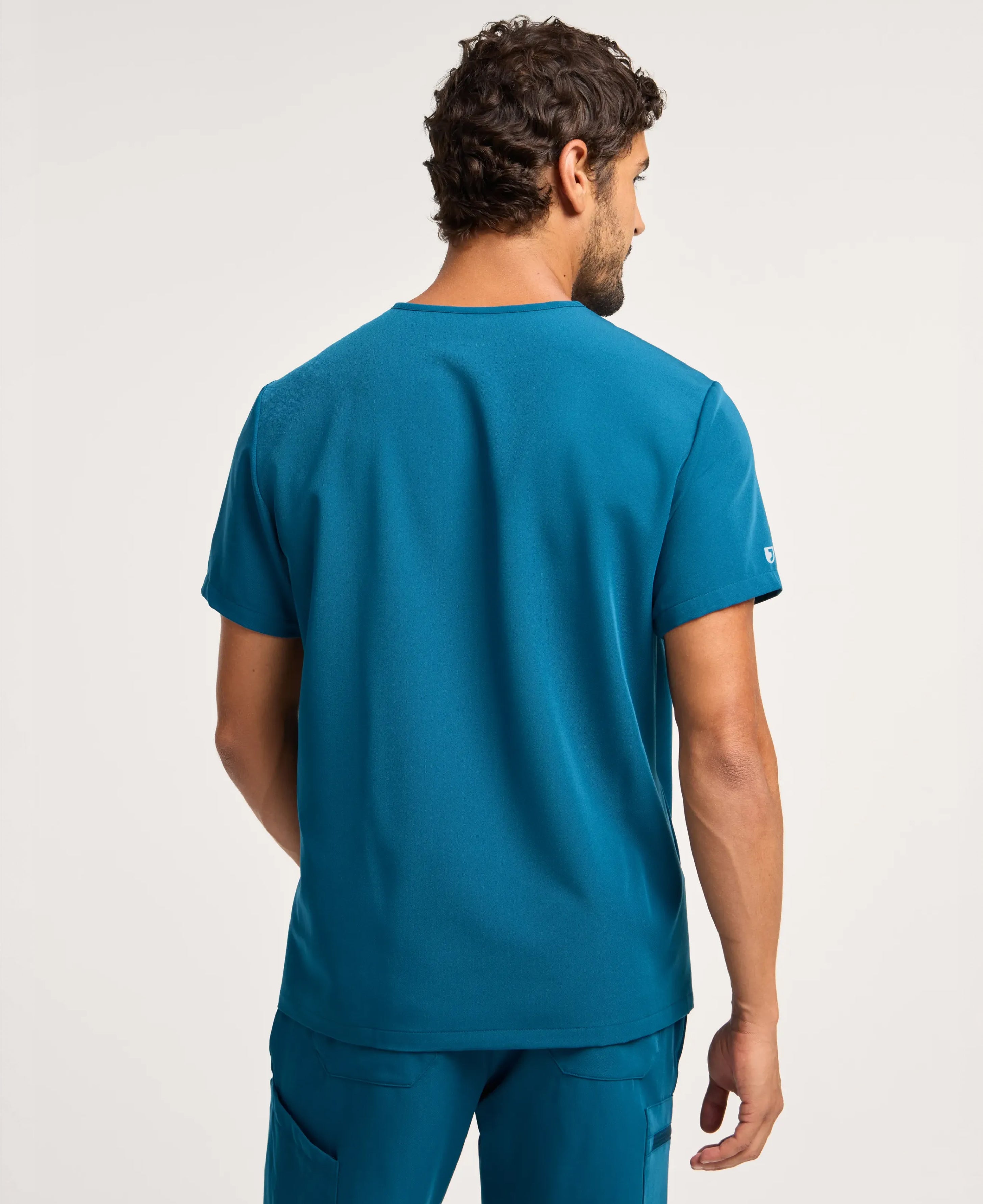 The 11-Pocket Scrub Set - Caribbean Blue