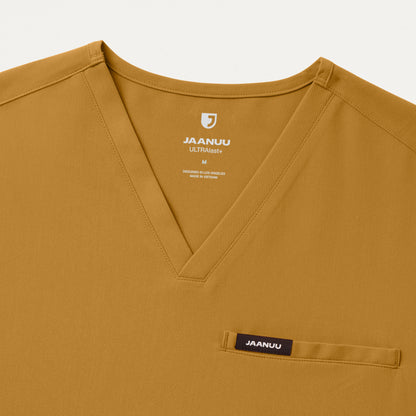 Platt 3-Pocket Scrub Top - Cider
