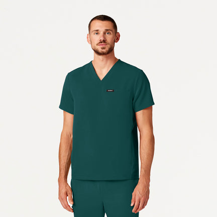 Platt 3-Pocket Scrub Top - Midnight Green