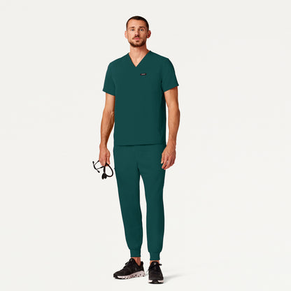 Platt 3-Pocket Scrub Top - Midnight Green