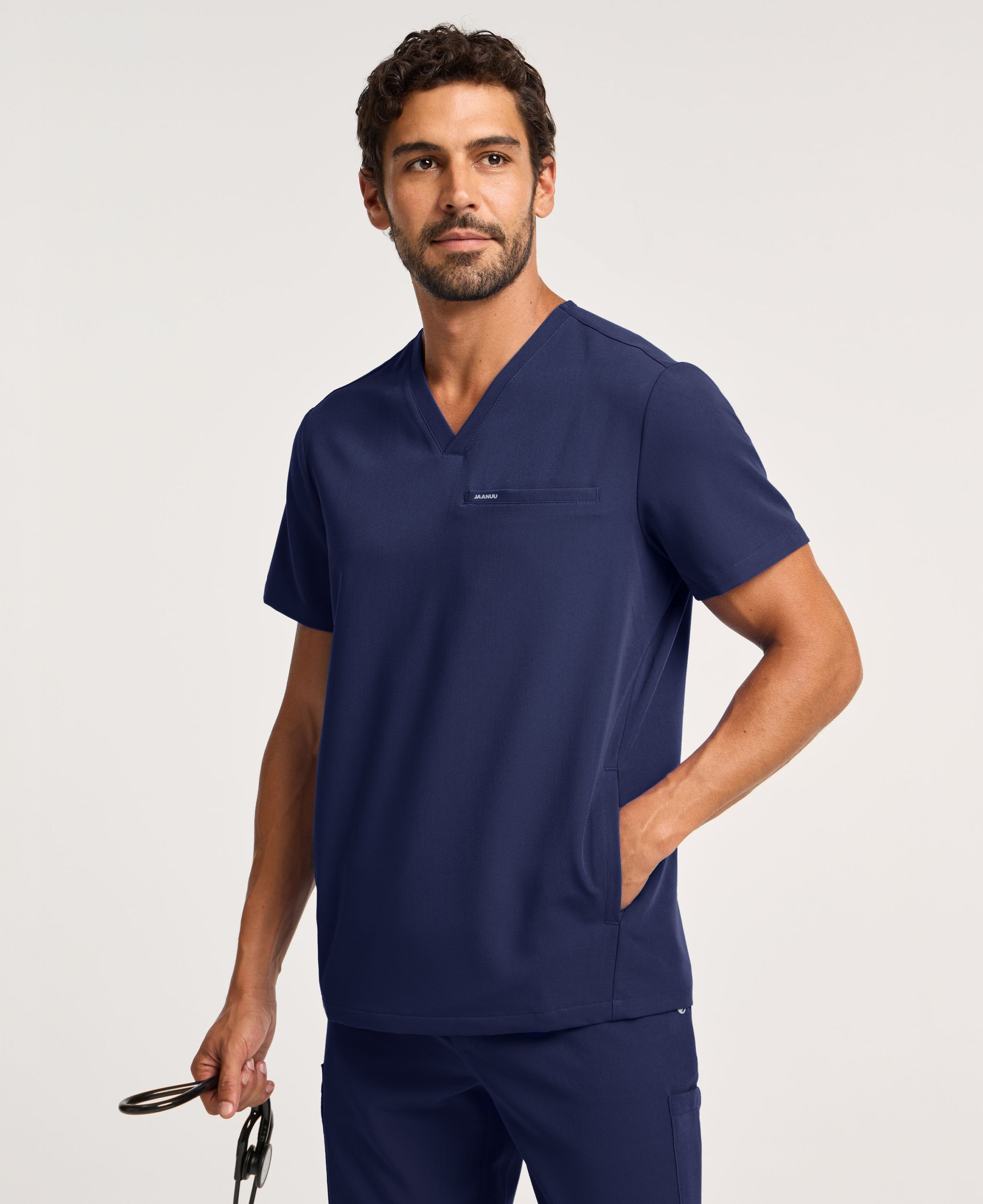 The 11-Pocket Scrub Set - Midnight Navy
