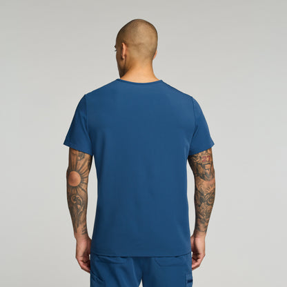 Platt 3-Pocket Scrub Top - Ocean
