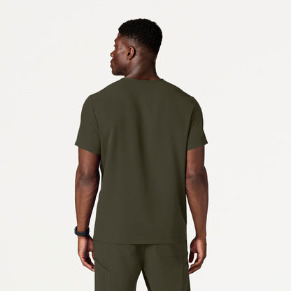 Platt 3-Pocket Scrub Top - Deep Olive