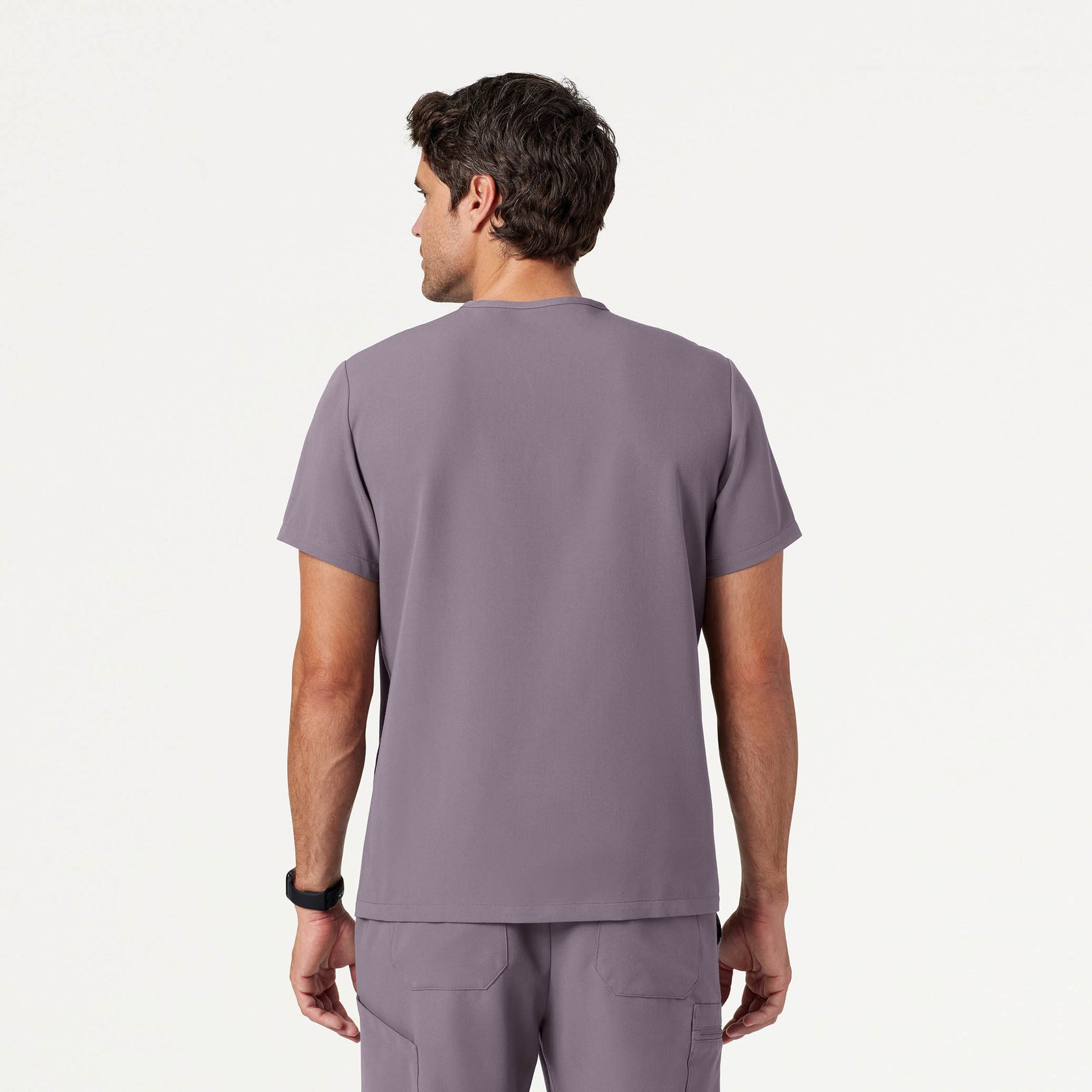 Platt 3-Pocket Scrub Top - Titanium