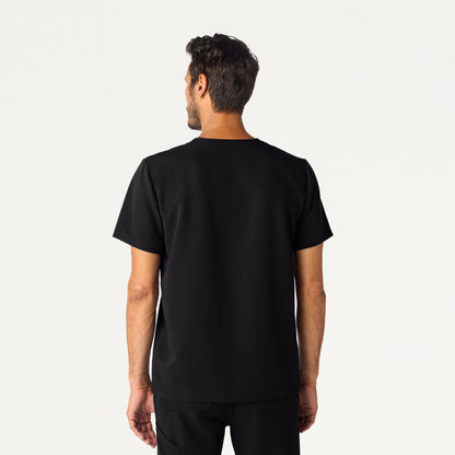 Holmes Slim Everyday 1-Pocket Scrub Top - Black