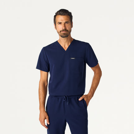 Holmes Slim 1-Pocket Scrub Top - Midnight Navy