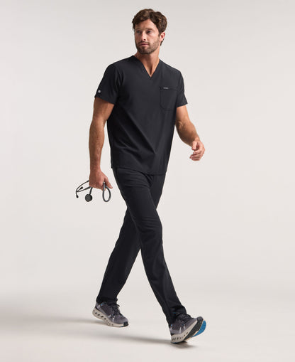 Jaanuu Rhys 1-Pocket Scrub Top in Black, product photo 2 of 6