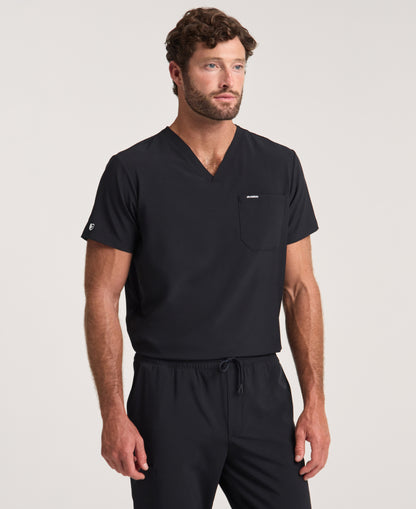 Jaanuu Rhys 1-Pocket Scrub Top in Black, product photo 3 of 6