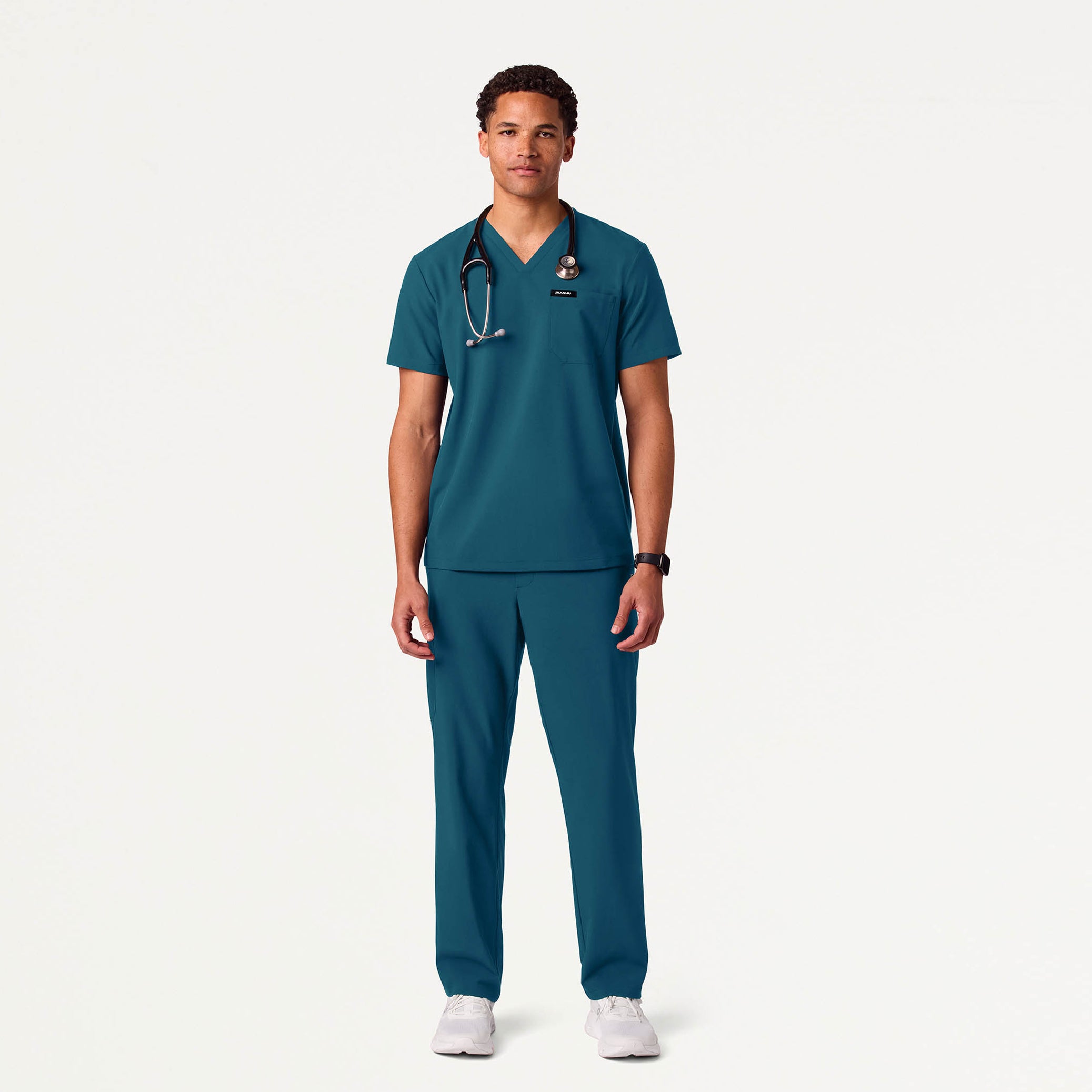 Holmes UltraLITE™ 1-Pocket Scrub Top - Caribbean Blue