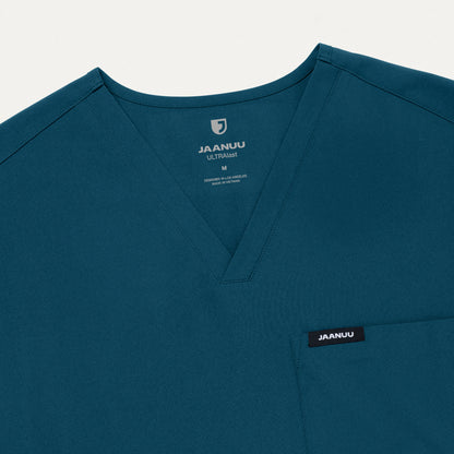 Holmes UltraLITE™ 1-Pocket Scrub Top - Caribbean Blue