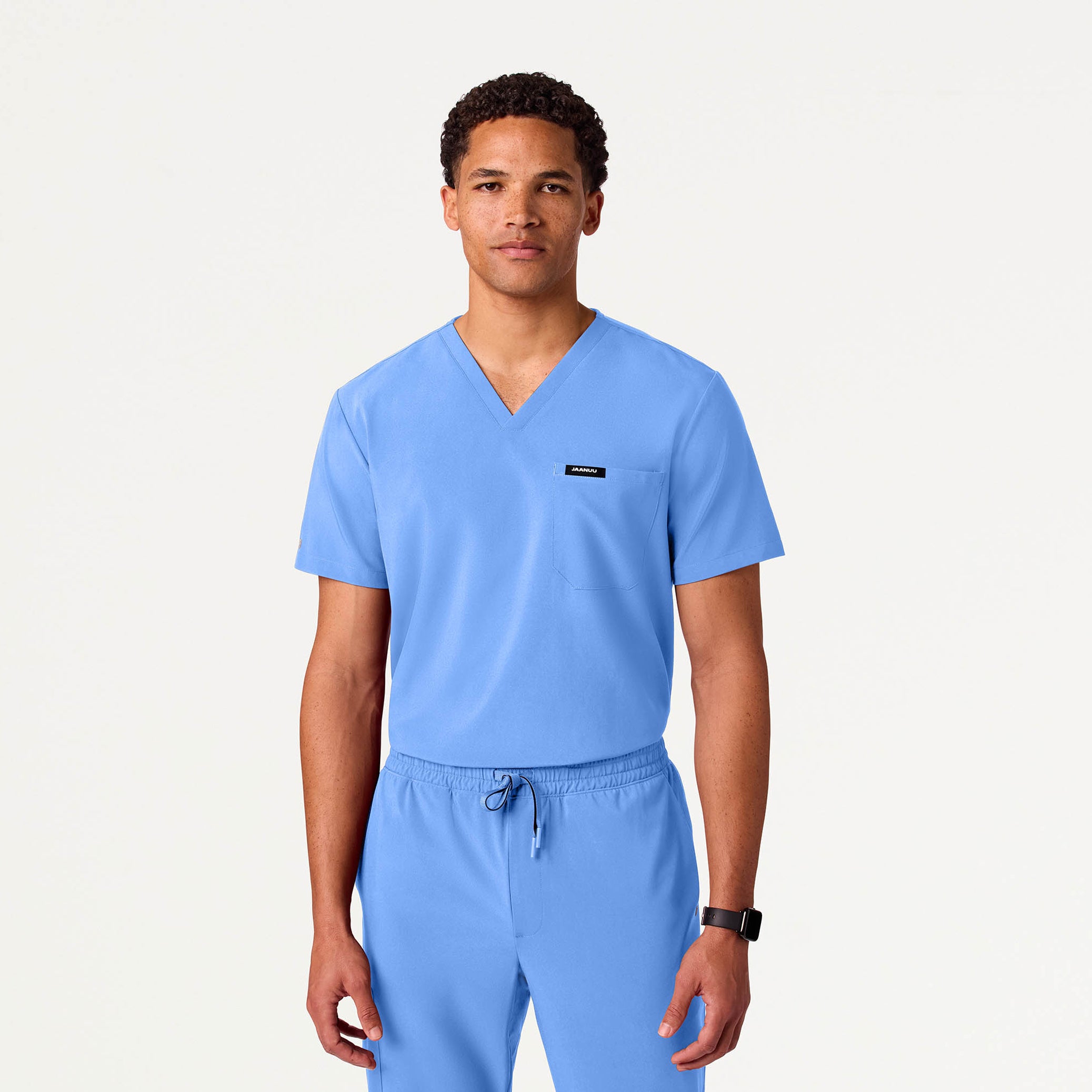 Holmes UltraLITE™ 1-Pocket Scrub Top - Ceil Blue