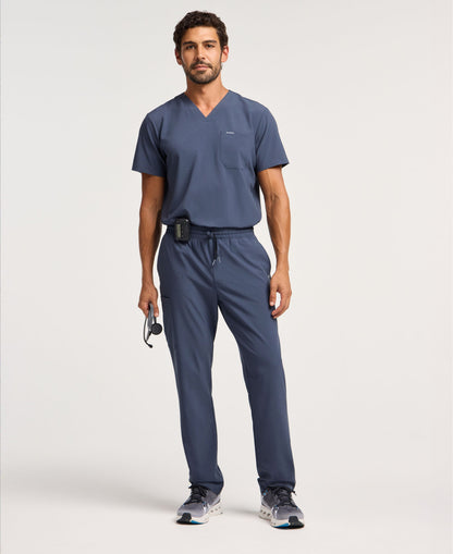 Jaanuu Rhys 1-Pocket Scrub Top in Carbon Gray, product photo 4 of 6