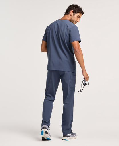 Jaanuu Rhys 1-Pocket Scrub Top in Carbon Gray, product photo 5 of 6