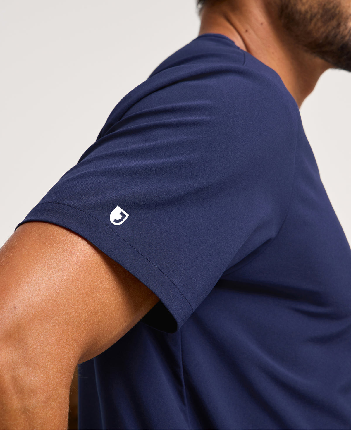 Jaanuu Rhys 1-Pocket Scrub Top in Midnight Navy, product photo 6 of 6