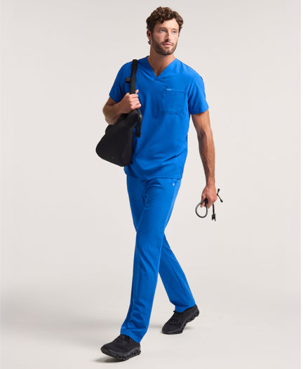 Jaanuu Rhys 1-Pocket Scrub Top in Royal Blue, product photo 1 of 6