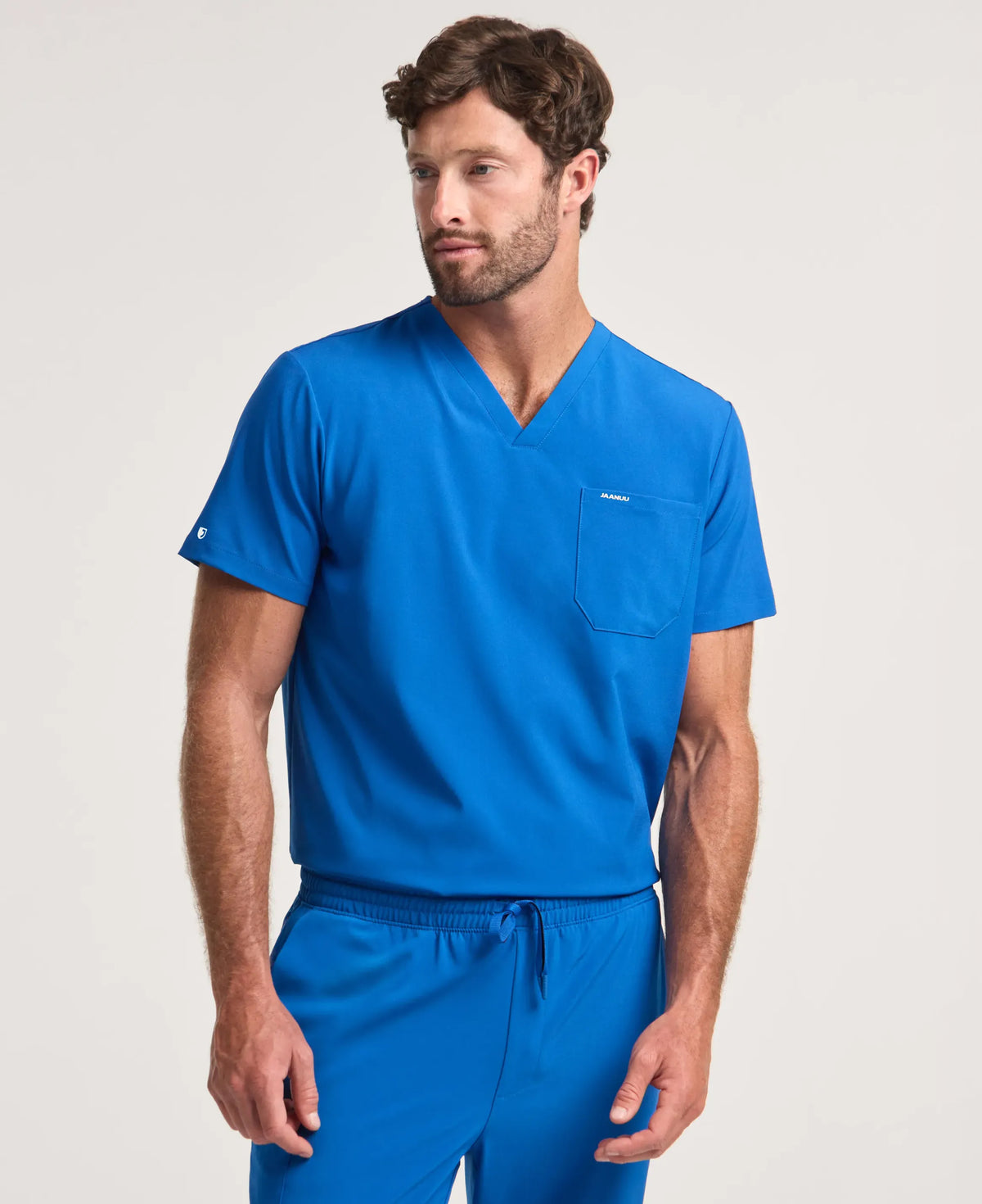 Jaanuu Rhys 1-Pocket Scrub Top in Royal Blue, product photo 2 of 6
