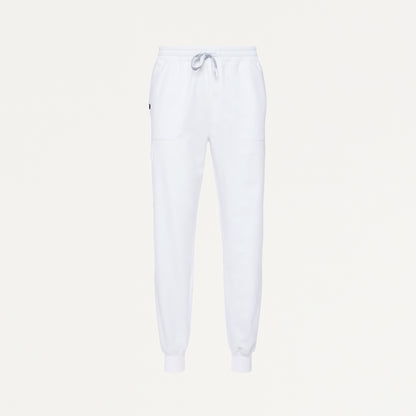 Osmo 8-Pocket Cargo Scrub Jogger - White