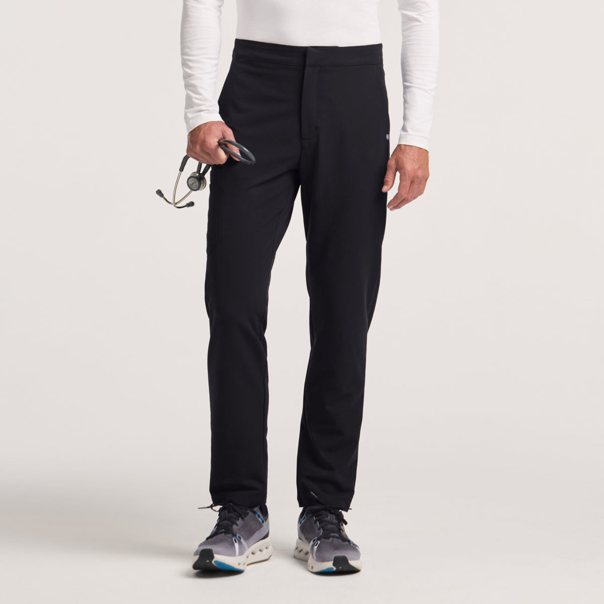 Rory Tapered 10-Pocket Scrub Pant - Black
