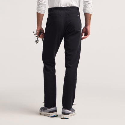 Rory Tapered 10-Pocket Scrub Pant - Black