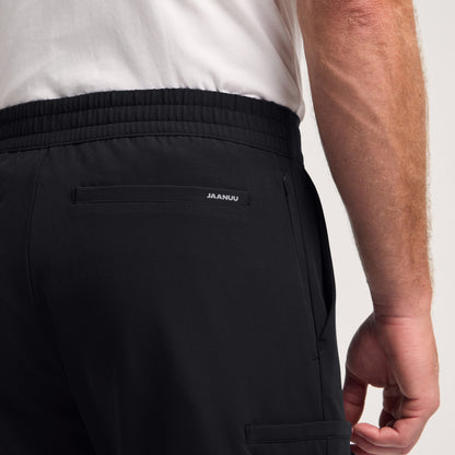 Rory Tapered 10-Pocket Scrub Pant - Black