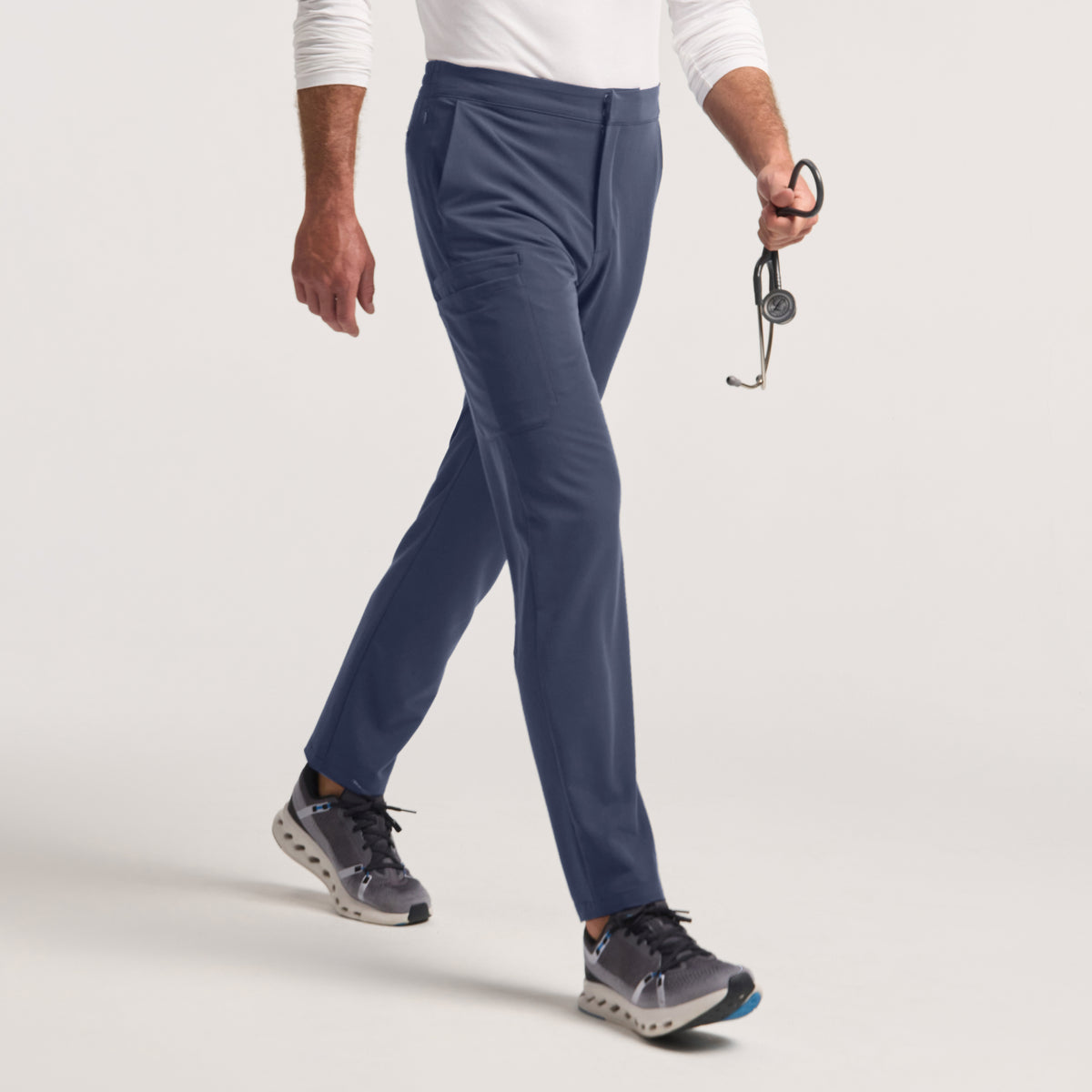 Rory Tapered 10-Pocket Scrub Pant - Carbon Gray