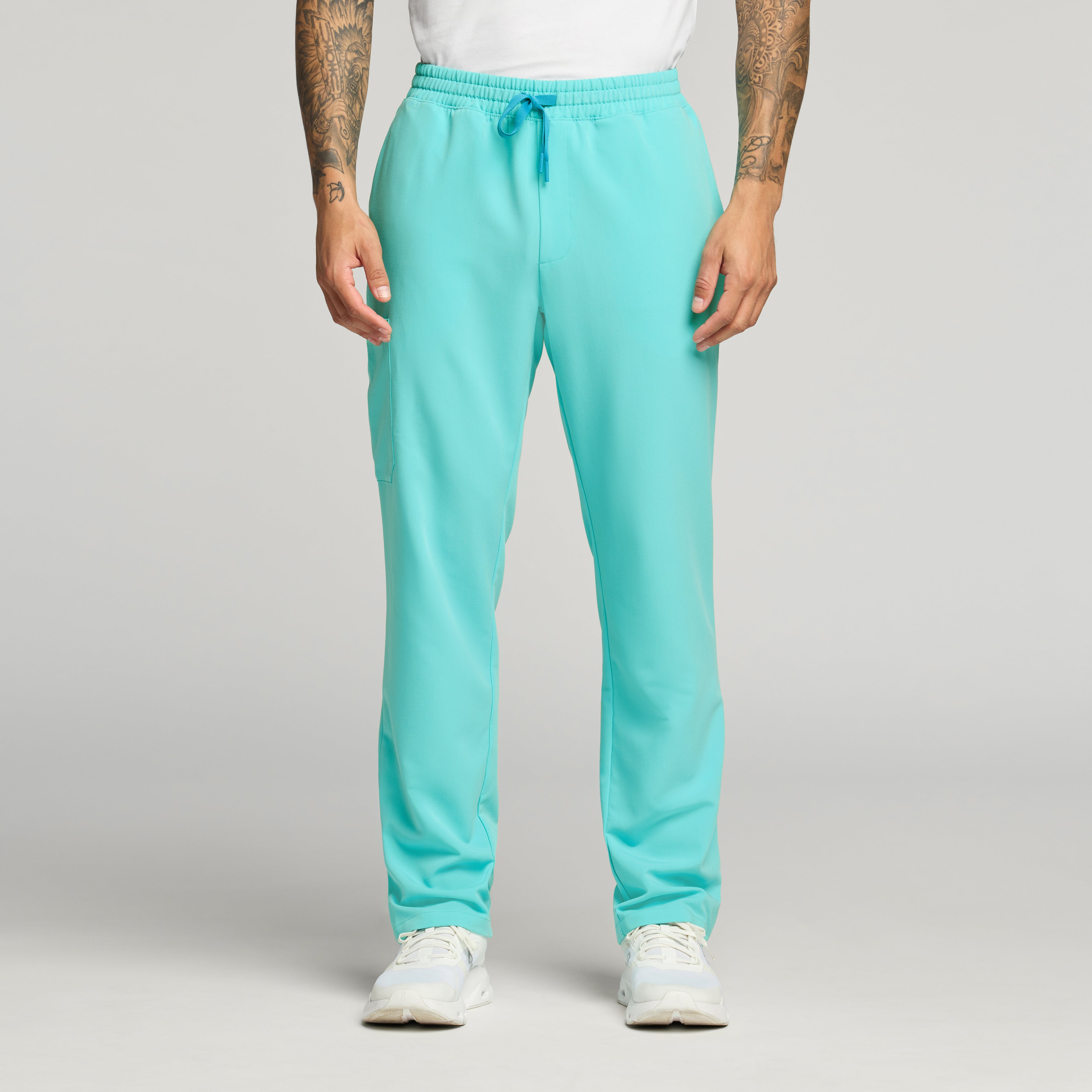 Rhodes Everyday Straight-Leg Scrub Pant - Surf
