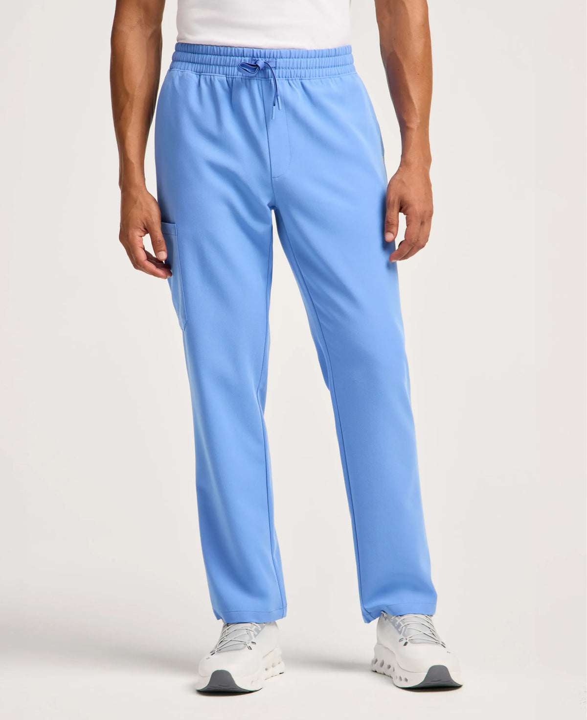 Jaanuu Rhodes Straight-Leg Scrub Pant in Ceil Blue, product photo 1 of 6