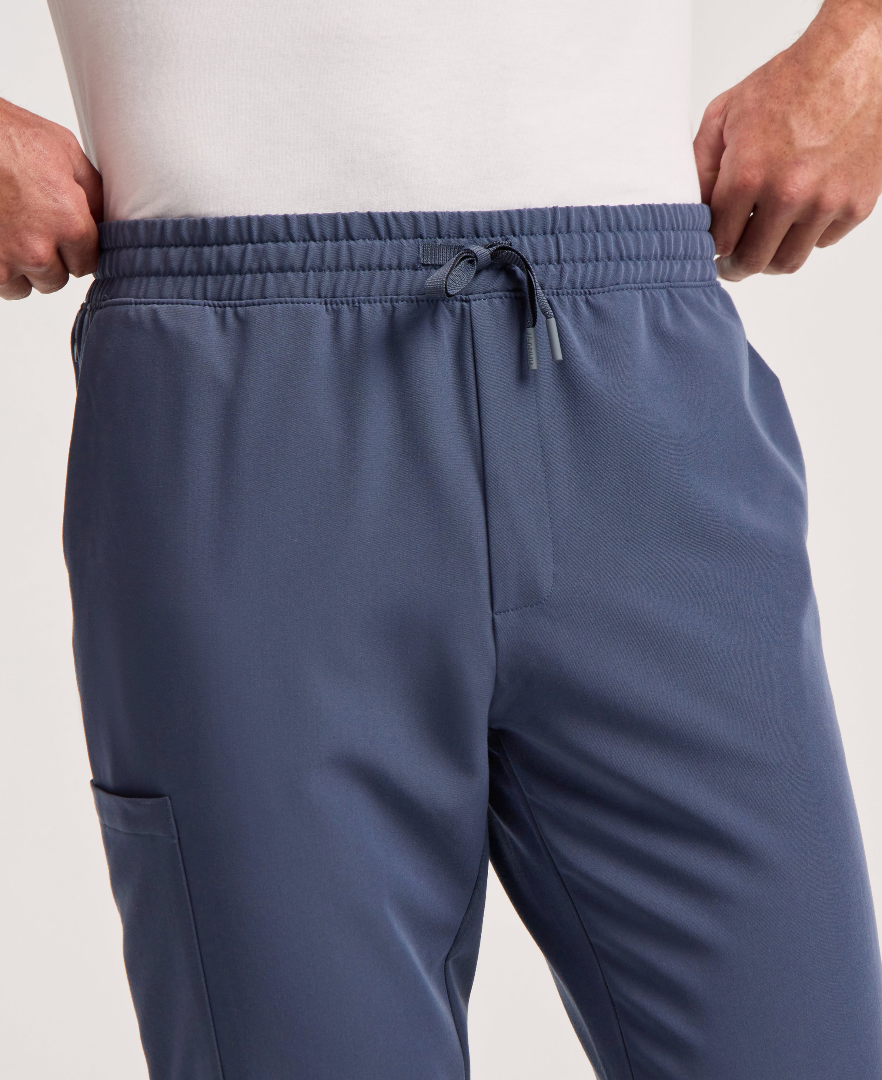 Jaanuu Rhodes Straight-Leg Scrub Pant in Carbon Gray, product photo 3 of 6