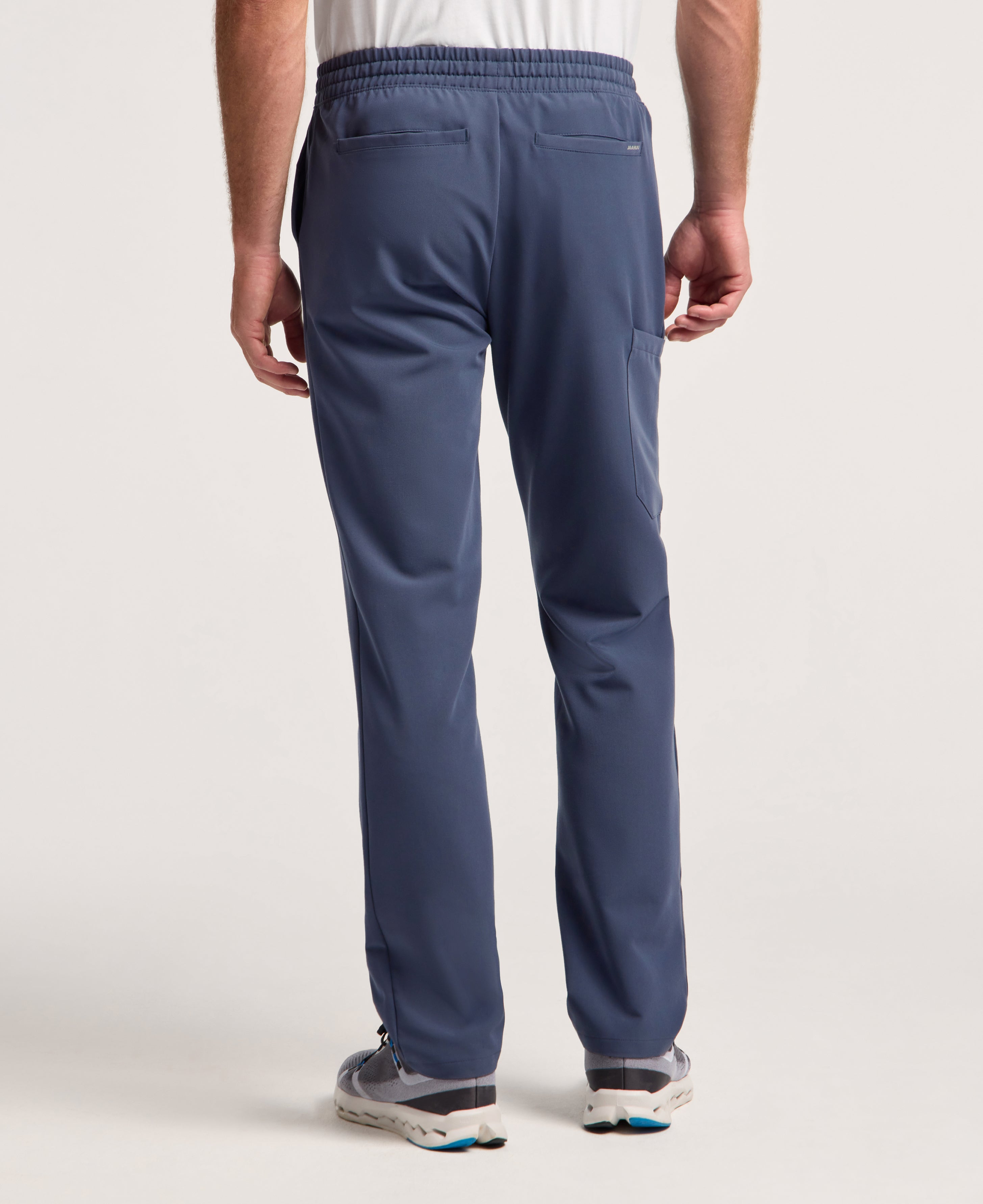Jaanuu Rhodes Straight-Leg Scrub Pant in Carbon Gray, product photo 6 of 6