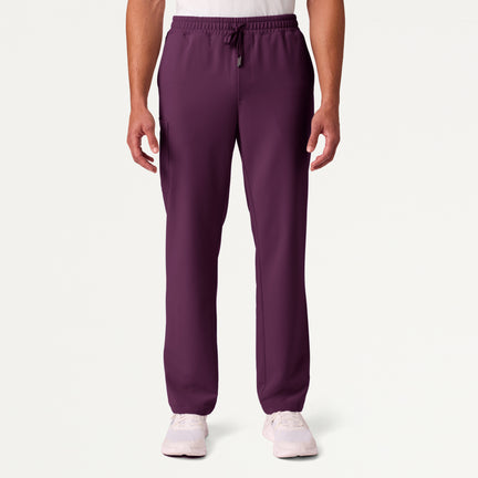 Rhodes Straight-Leg Scrub Pant - Deep Eggplant