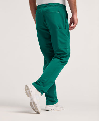 Jaanuu Rhodes Straight-Leg Scrub Pant in Hunter Green, product photo 5 of 6
