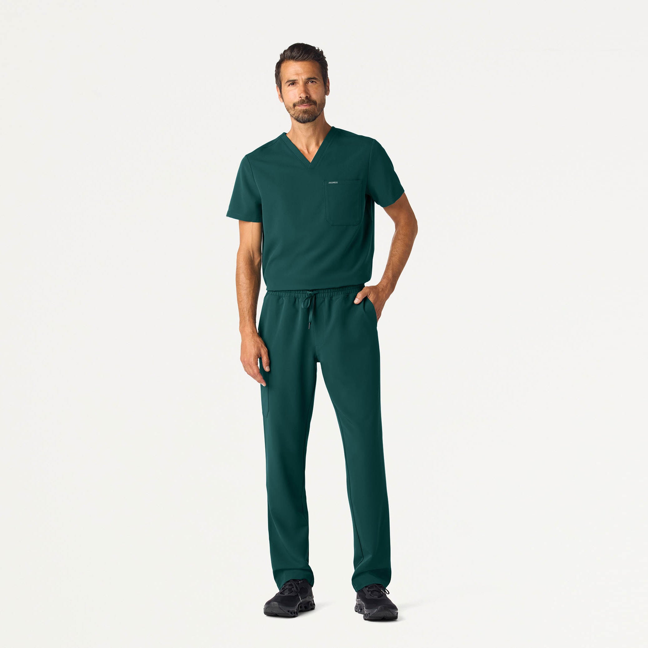 Rhodes Straight-Leg Scrub Pant - Midnight Green