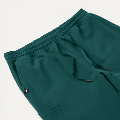 Rhodes Everyday Straight-Leg Scrub Pant - Midnight Green