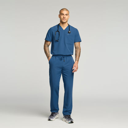 Rhodes Everyday Straight-Leg Scrub Pant - Ocean
