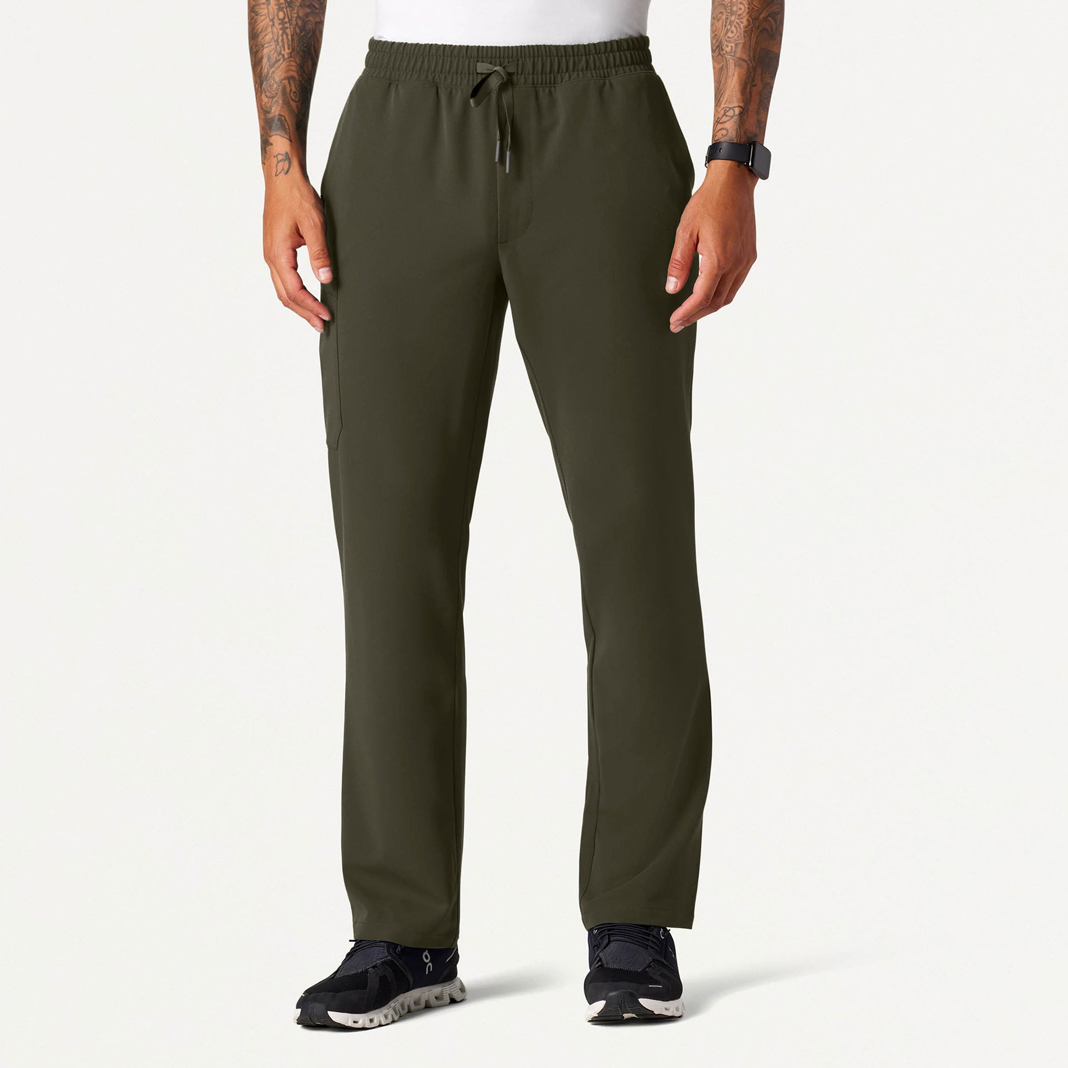 Rhodes Straight-Leg Scrub Pant - Deep Olive