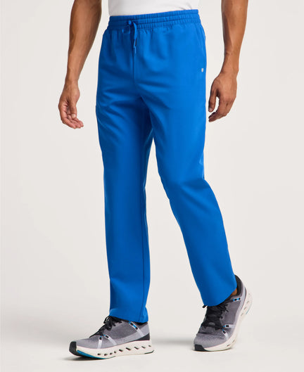 Jaanuu Rhodes Straight-Leg Scrub Pant in Royal Blue, product photo 1 of 6