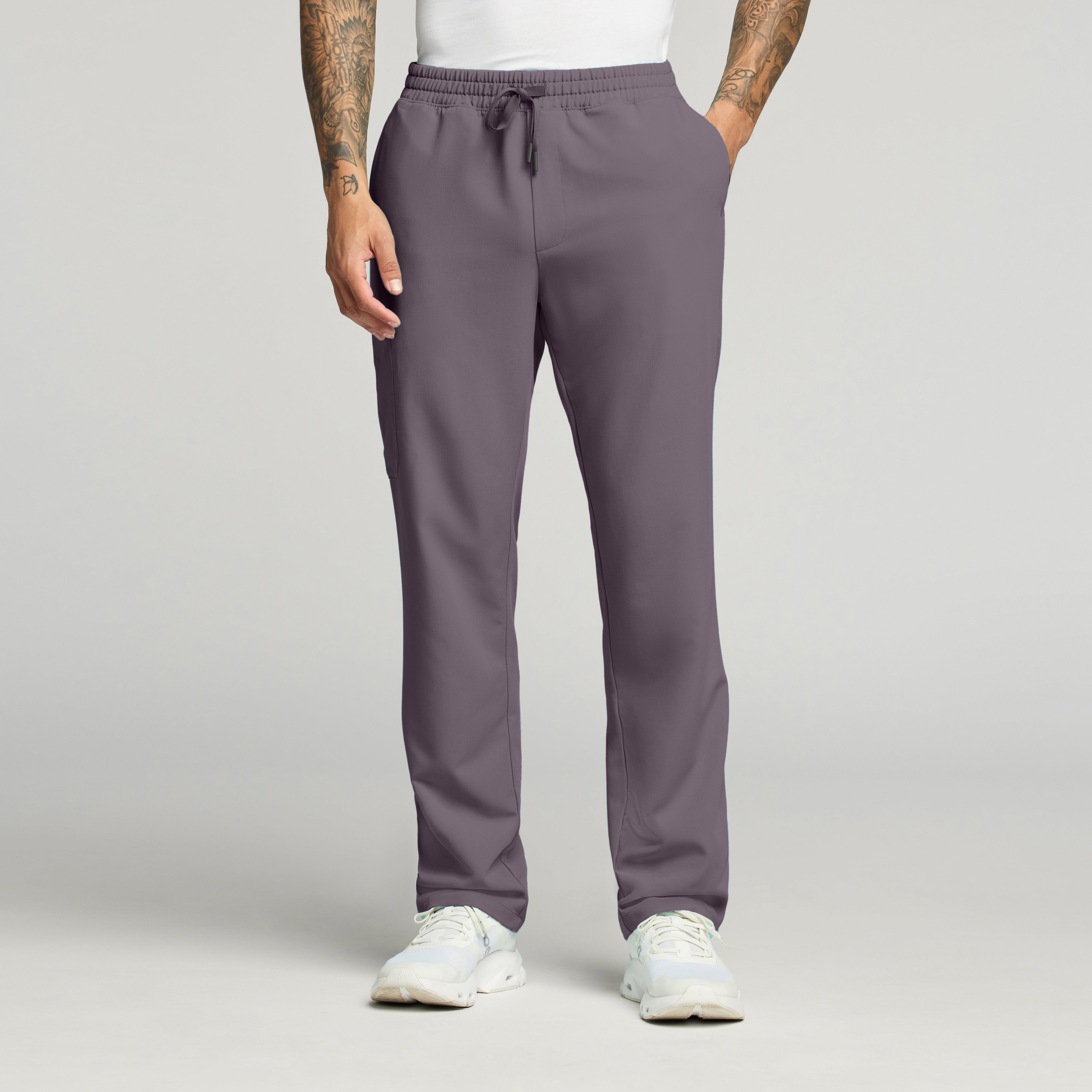 Rhodes Everyday Straight-Leg Scrub Pant - Titanium