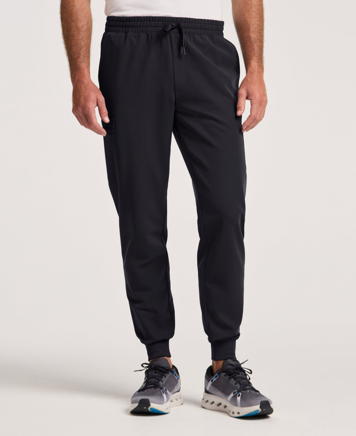 Jaanuu Osmo 8-Pocket Scrub Jogger in Black, product photo 5 of 6