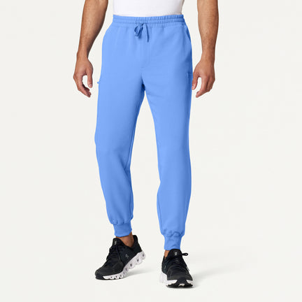 Osmo 8-Pocket Scrub Jogger - Ceil Blue