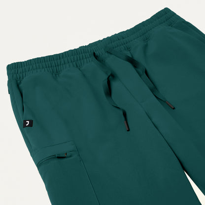 Osmo 8-Pocket Scrub Jogger - Midnight Green